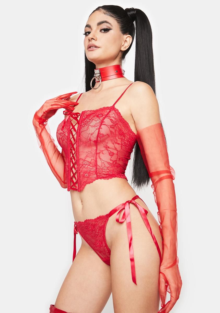 Stay Overnight Lingerie Set sold by Dolls Kill product image thumbnail 2