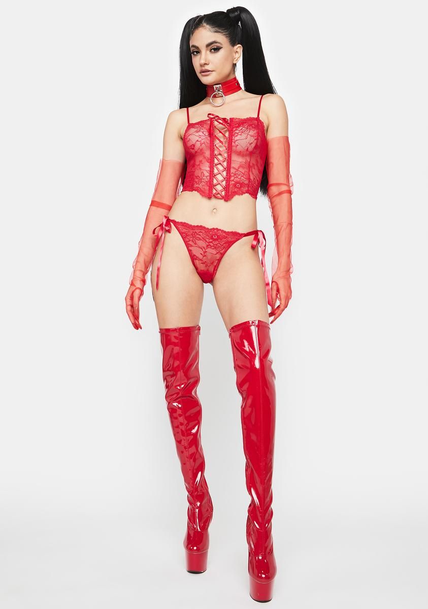 Stay Overnight Lingerie Set sold by Dolls Kill product image thumbnail 3