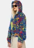 Fantasia Borg Zip-Up Hoodie sold by Dolls Kill