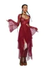 Fairydust Chronicles Lace Dress & Shrug Set- Burgundy sold by Dolls Kill