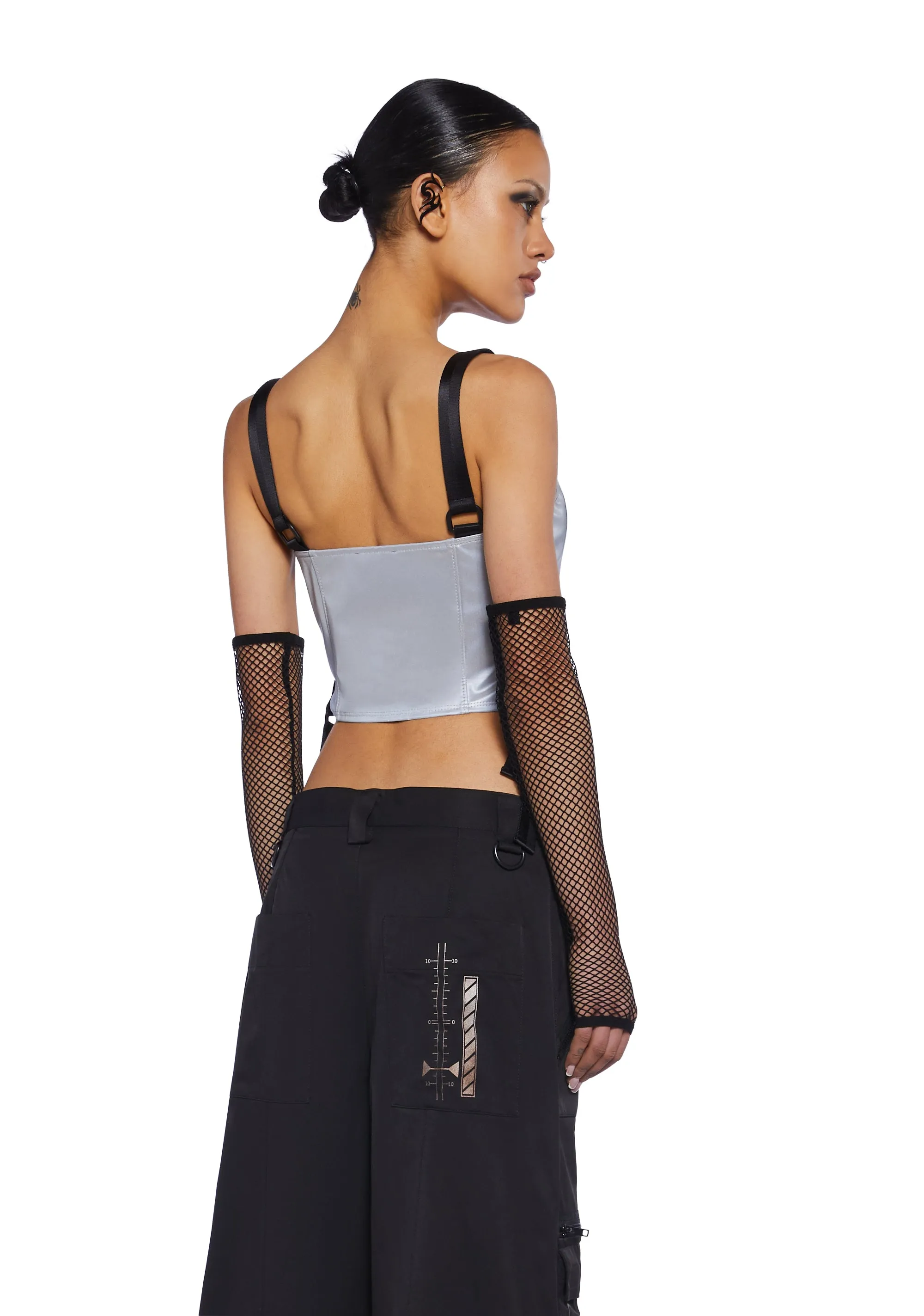 Hologram Party Corset Top sold by Dolls Kill product image thumbnail 4