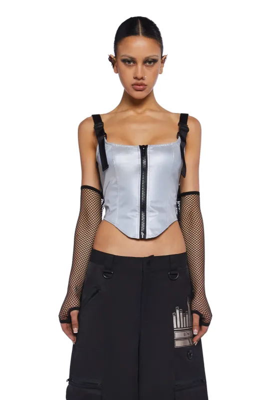 Hologram Party Corset Top sold by Dolls Kill