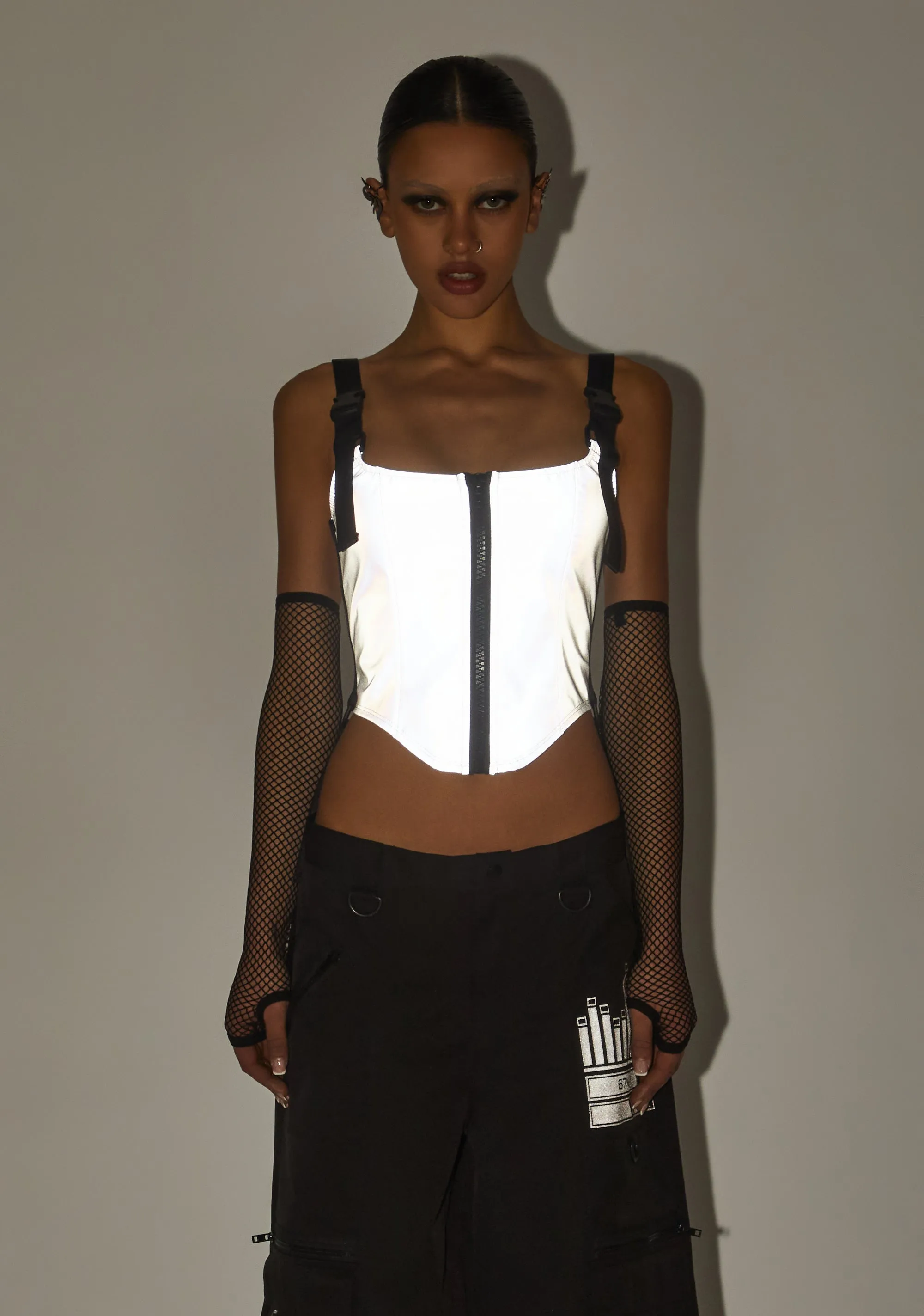 Hologram Party Corset Top sold by Dolls Kill product image thumbnail 2
