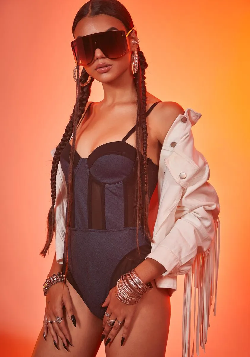 Buck Up Bustier Bodysuit sold by Dolls Kill product image thumbnail 2