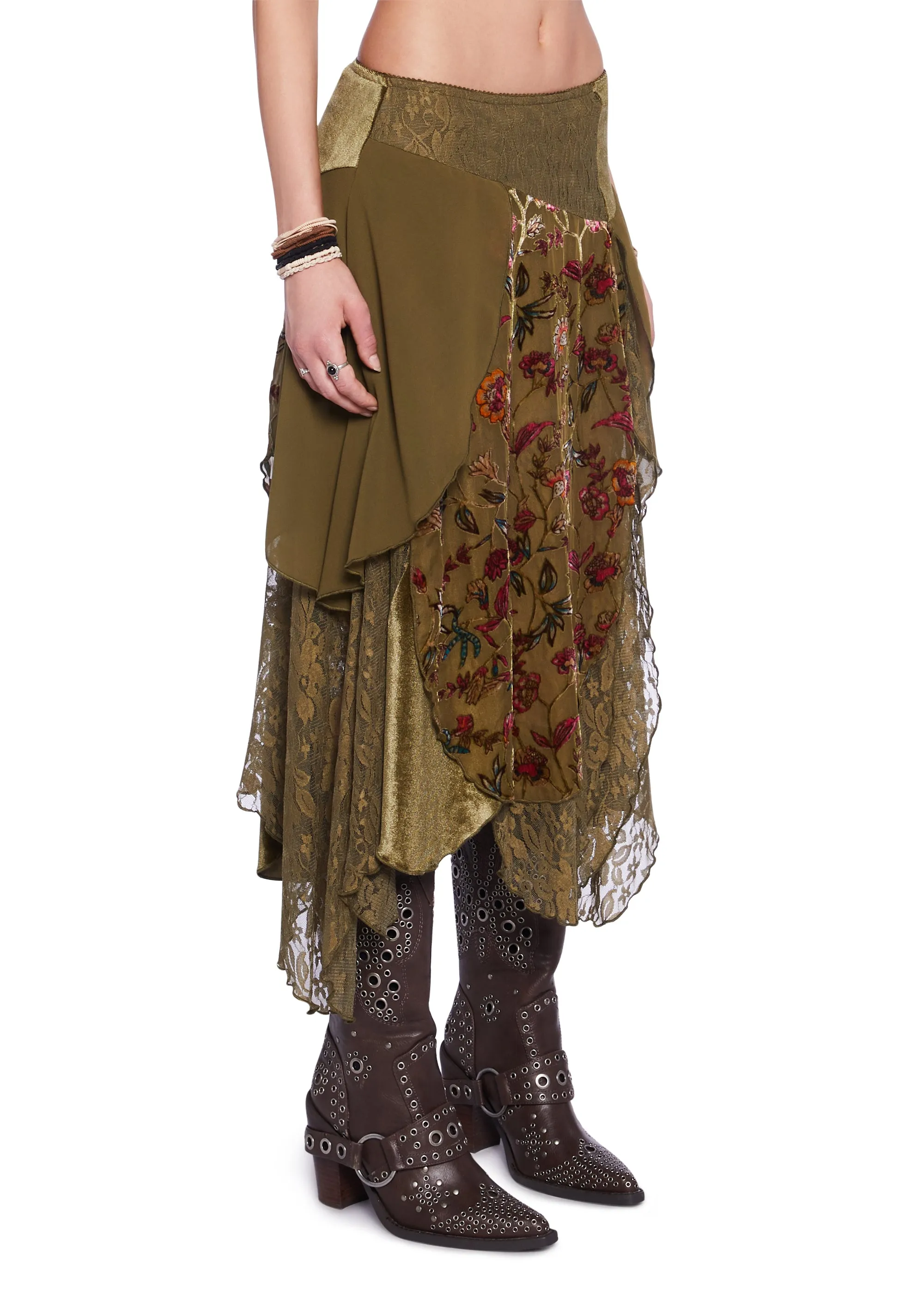 Soulful Sunshine Midi Skirt sold by Dolls Kill product image thumbnail 3