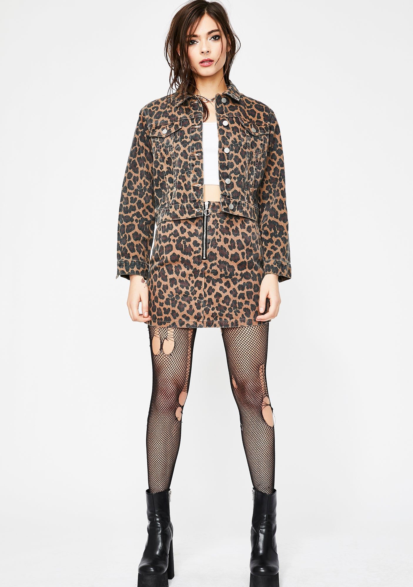 Prints Charming Leopard Jacket sold by Dolls Kill product image thumbnail 2