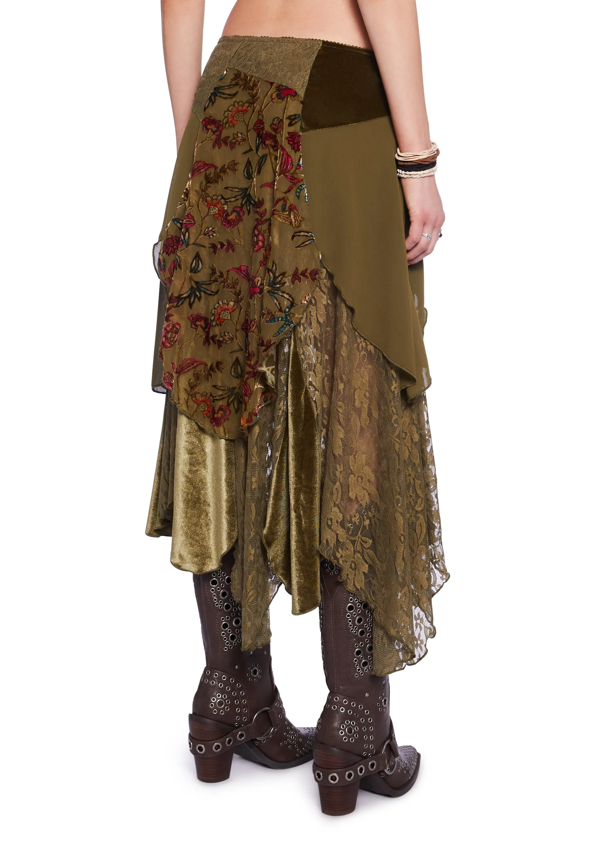 Soulful Sunshine Midi Skirt sold by Dolls Kill product image thumbnail 4