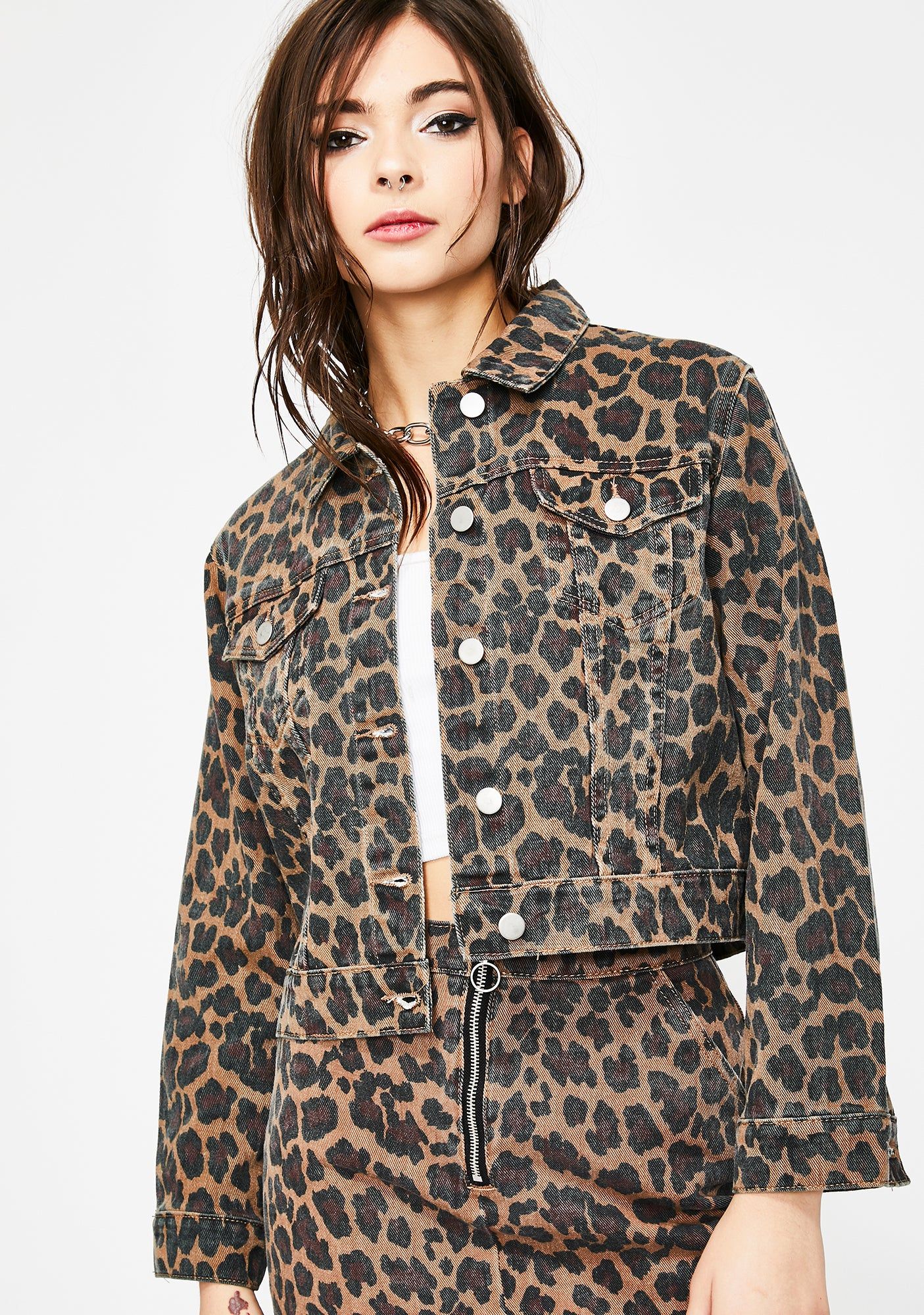 Prints Charming Leopard Jacket sold by Dolls Kill product image thumbnail 3