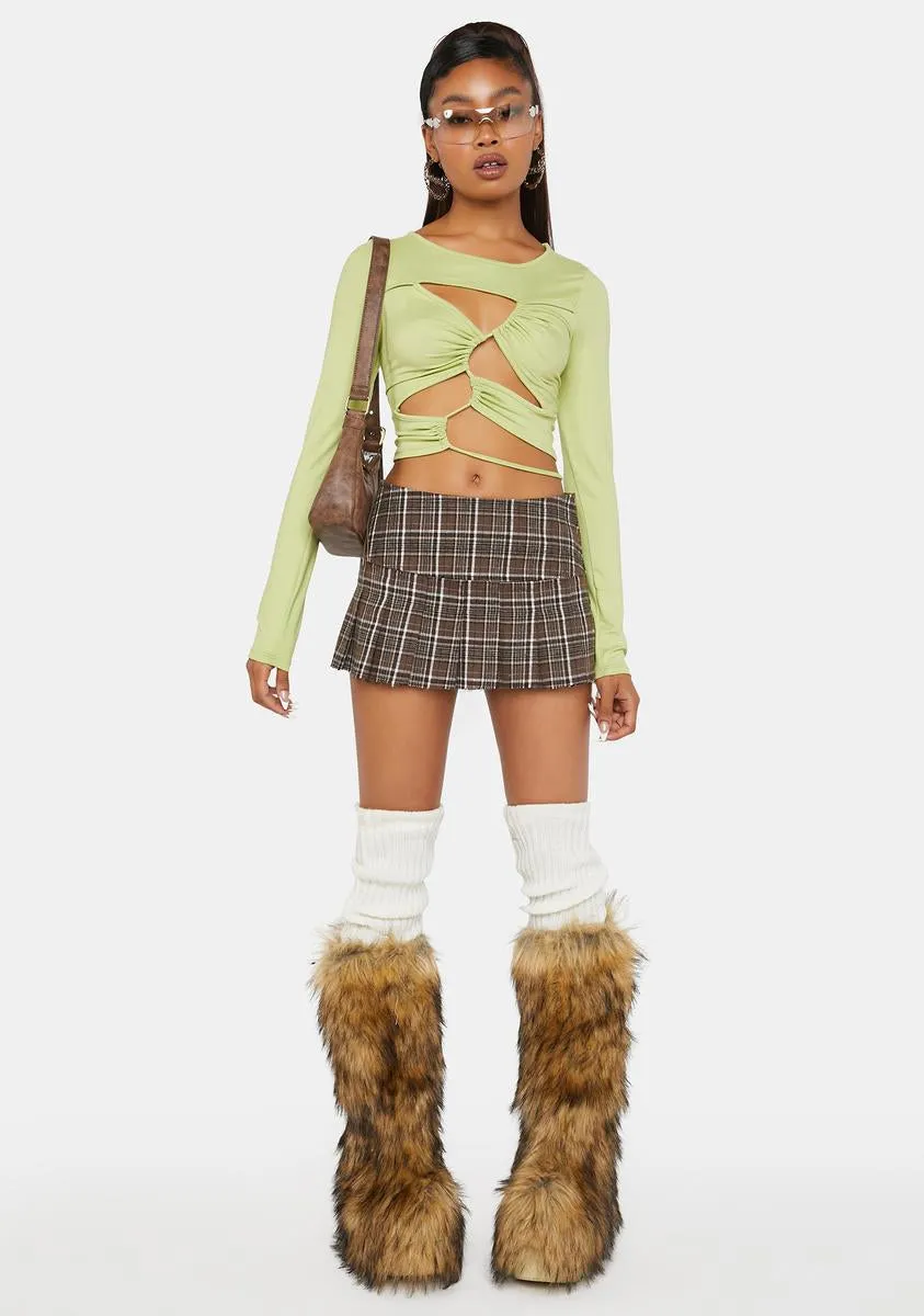 Crave You Cut-Out Long Sleeve Top sold by Dolls Kill product image thumbnail 3