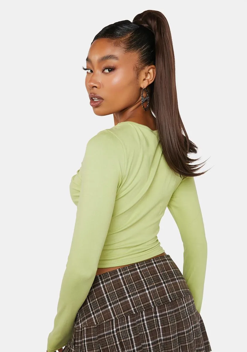 Crave You Cut-Out Long Sleeve Top sold by Dolls Kill product image thumbnail 4