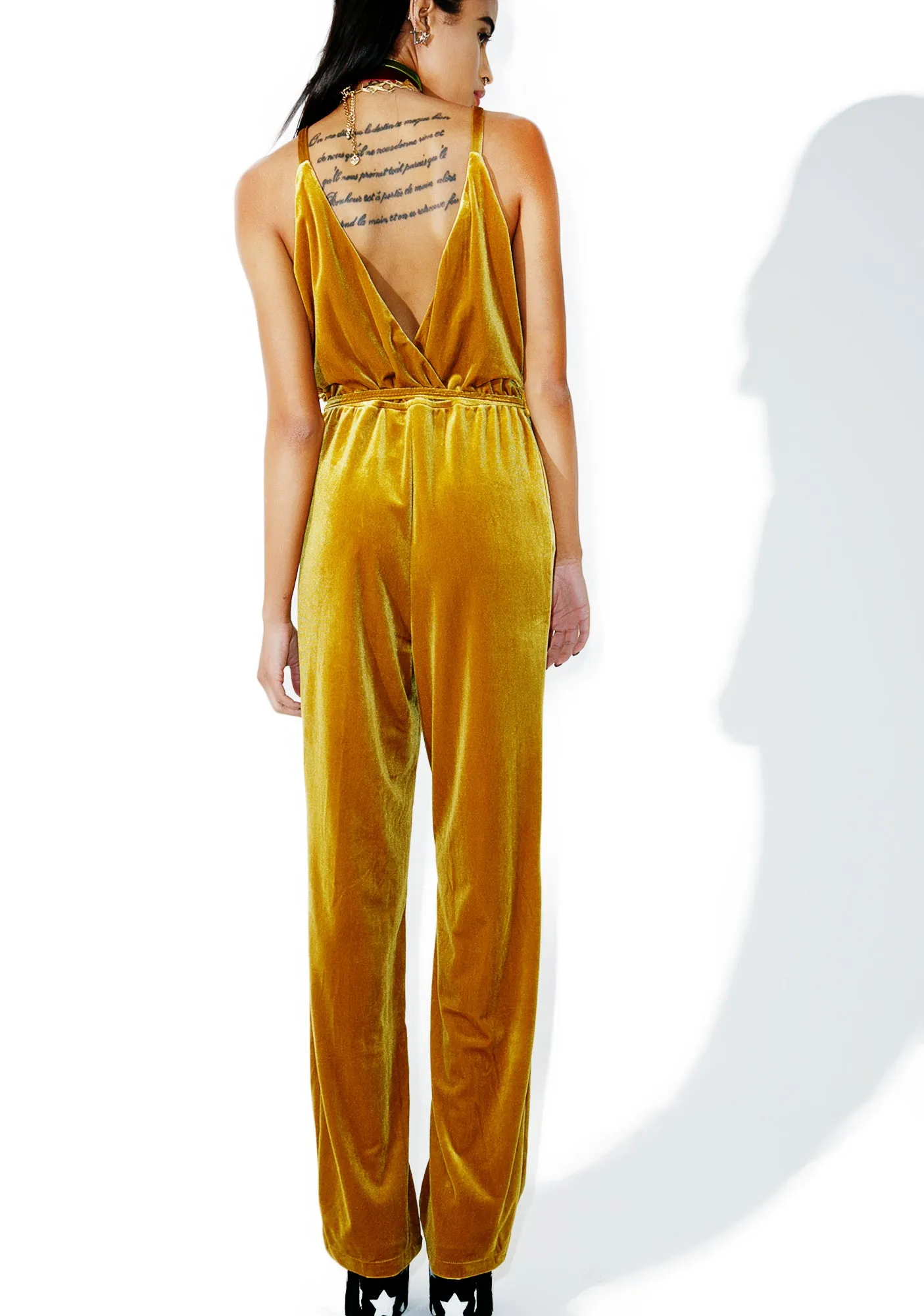 Nantes Velvet Jumpsuit sold by Dolls Kill product image thumbnail 5