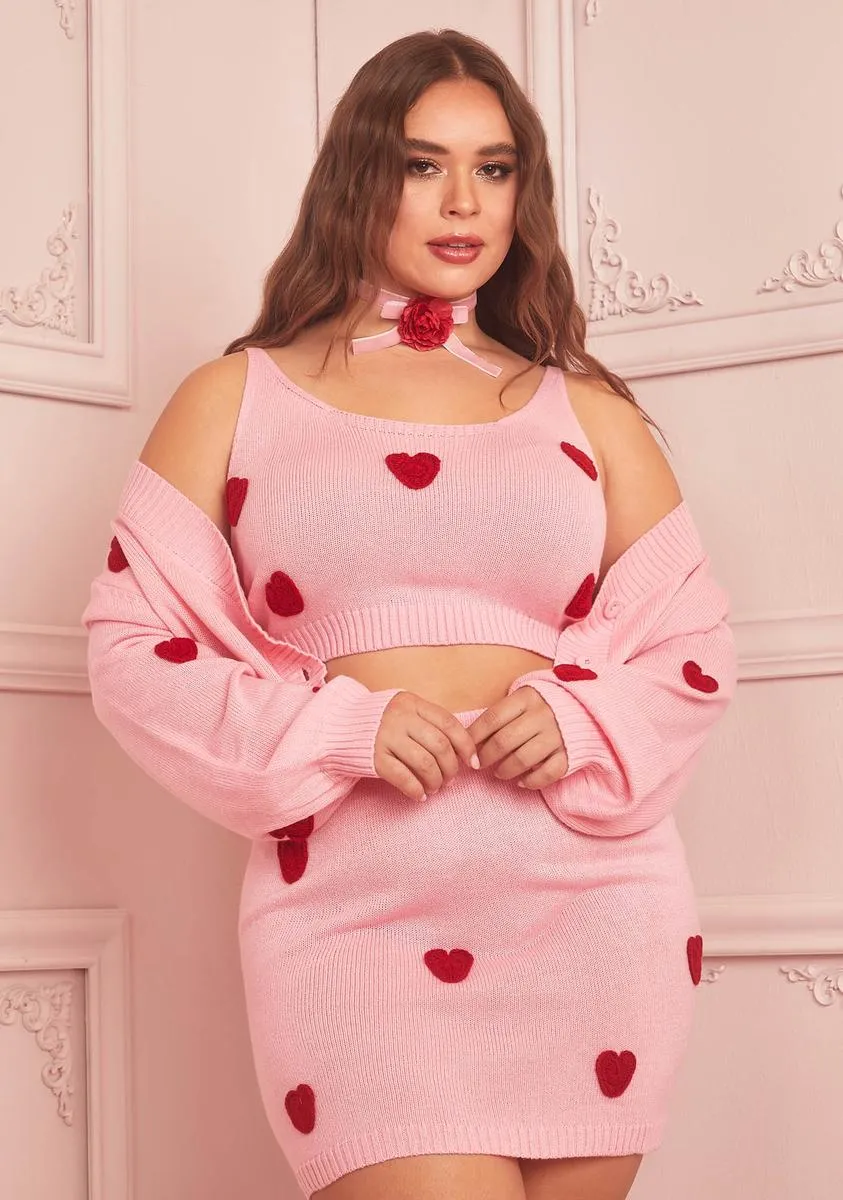 Plus Cherish This Forever Cardigan Set sold by Dolls Kill