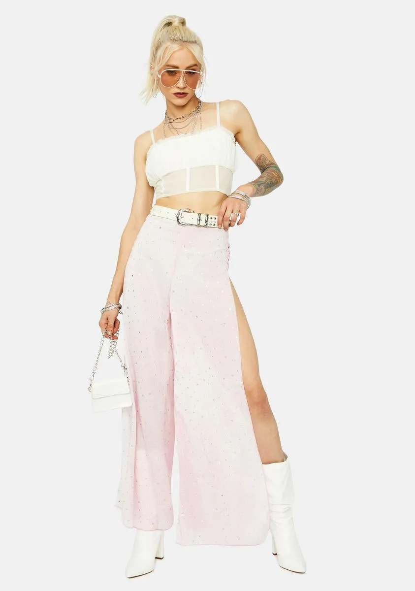 Shimmering Splendid Wide Leg Pants sold by Dolls Kill product image thumbnail 2