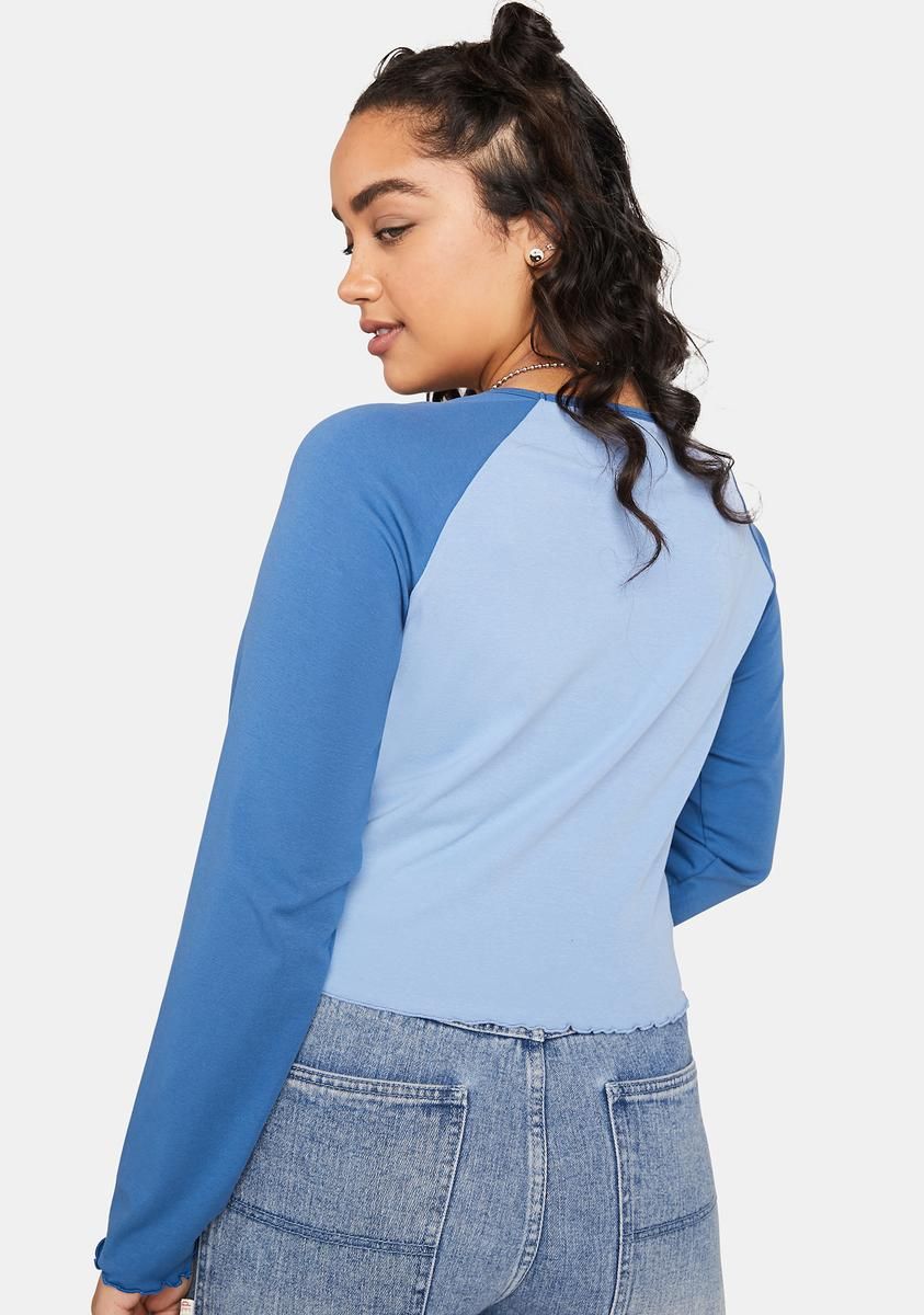 Plus Fill My Heart Raglan Tee sold by Dolls Kill product image thumbnail 4