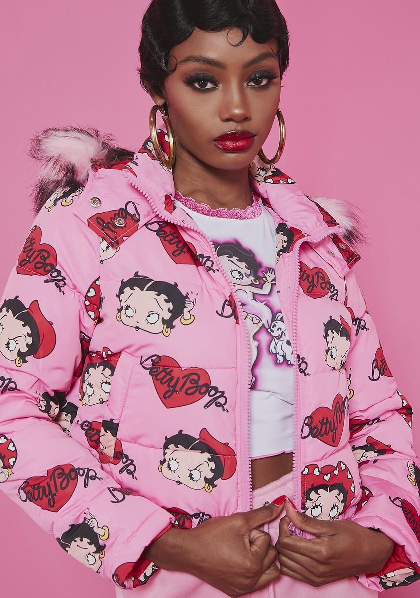 Blush A Little Ditty Puffer Jacket sold by Dolls Kill