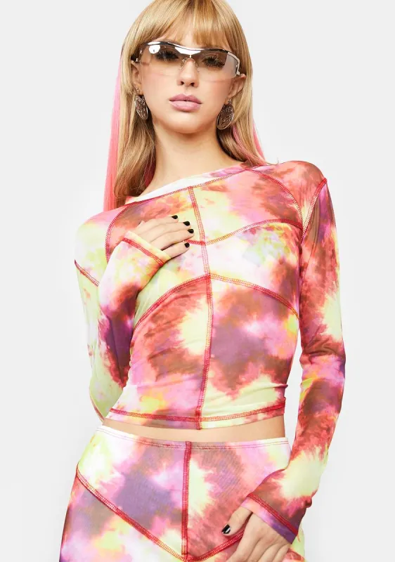 For The Story Mesh Top sold by Dolls Kill