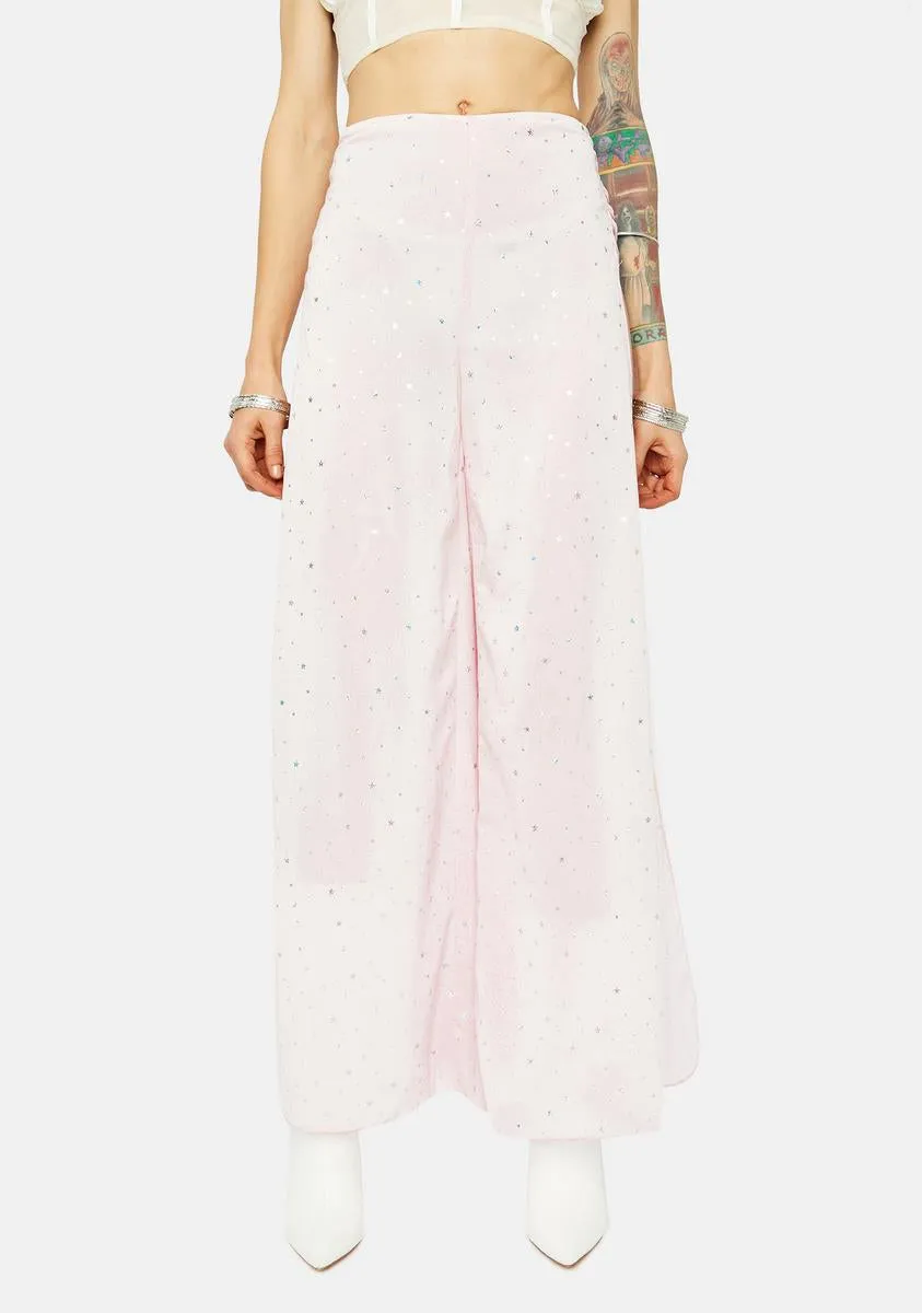 Shimmering Splendid Wide Leg Pants sold by Dolls Kill