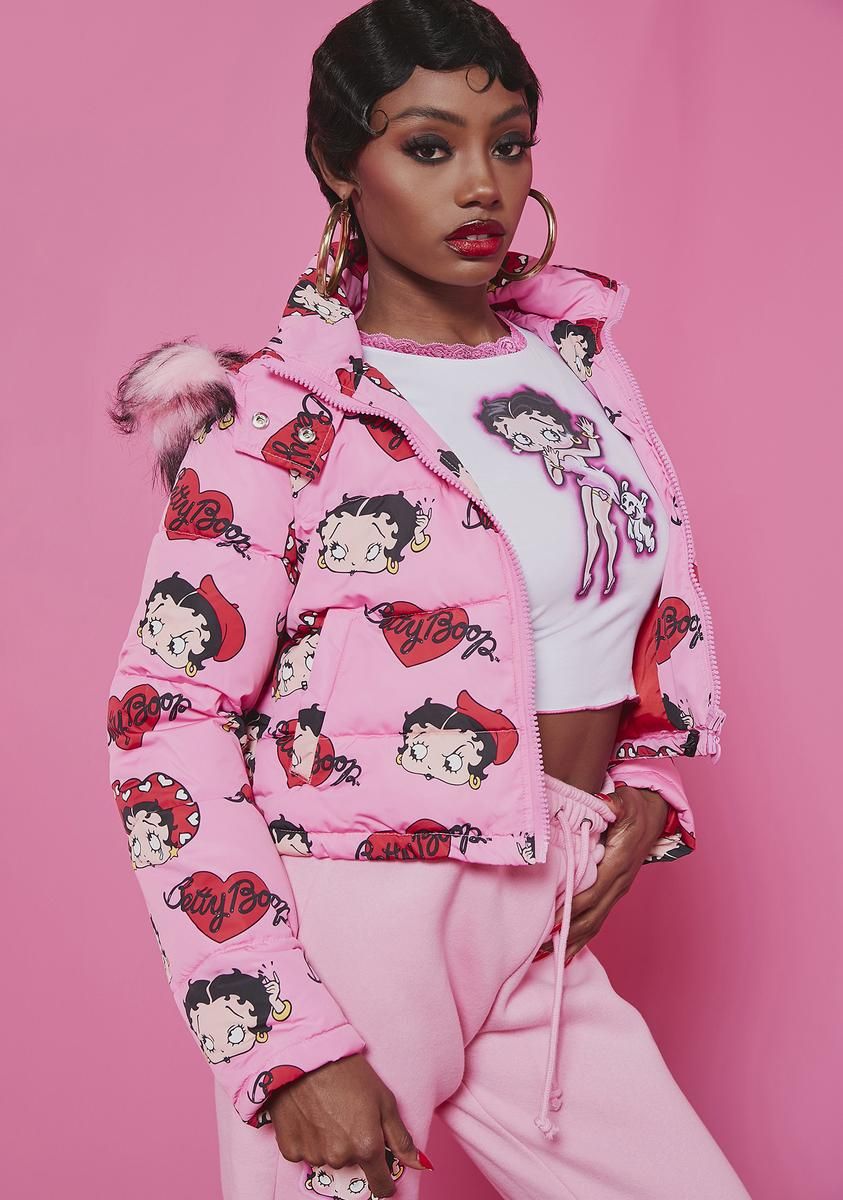 Blush A Little Ditty Puffer Jacket sold by Dolls Kill product image thumbnail 2