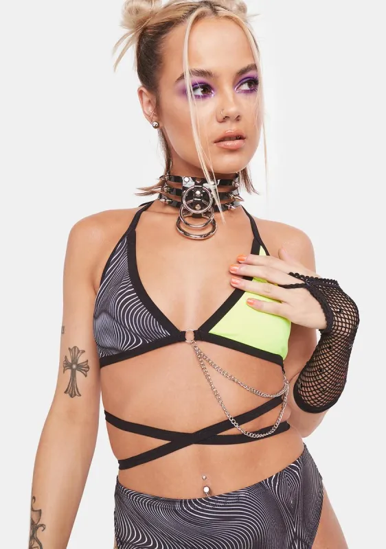 Illusions Chain Bra Top sold by Dolls Kill