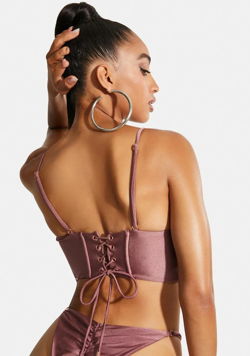 Mauve Siren Bikini Top sold by Dolls Kill product image thumbnail 4