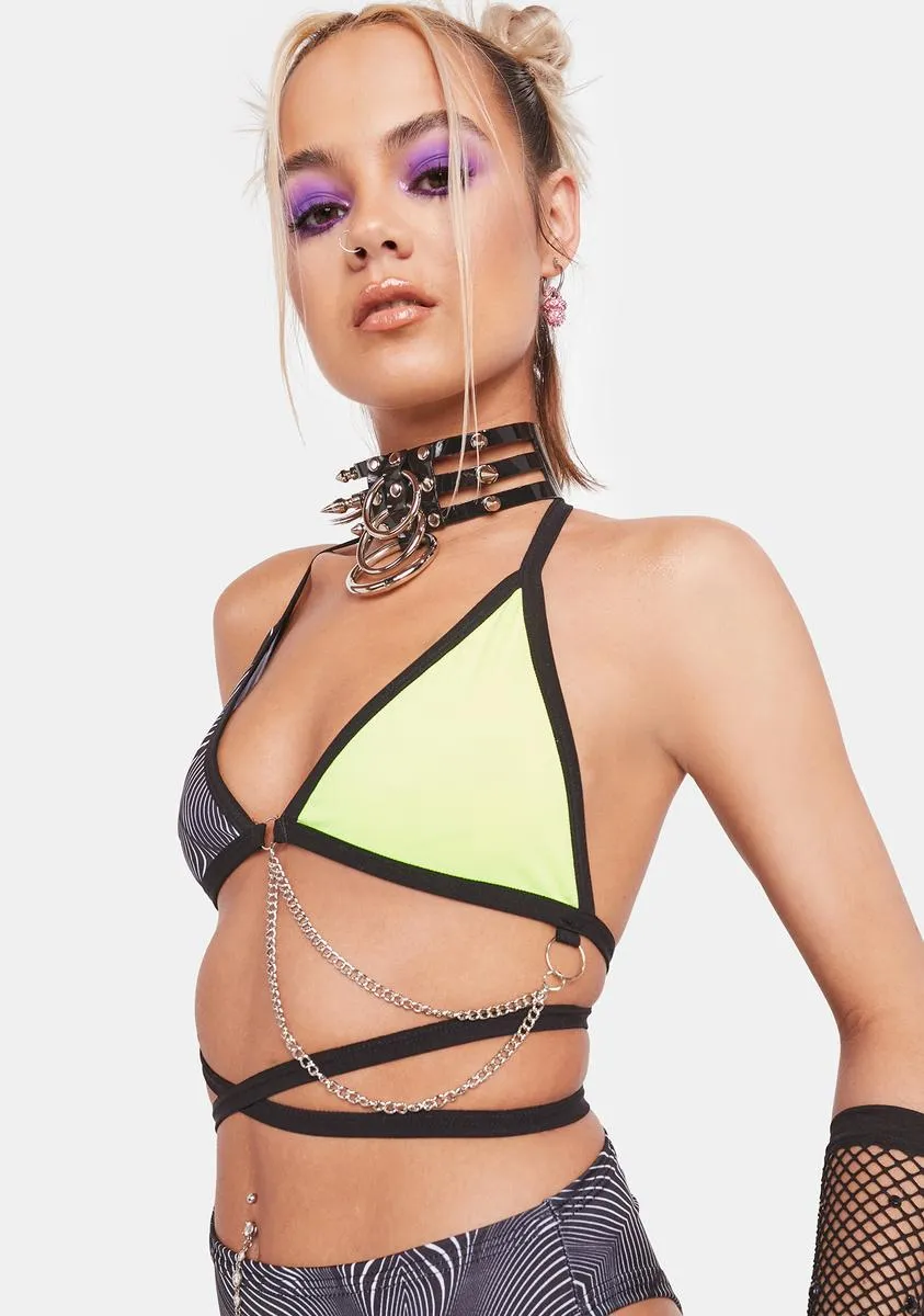 Illusions Chain Bra Top sold by Dolls Kill product image thumbnail 2