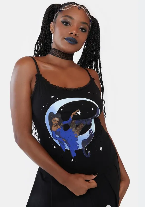 Celestial Soul Graphic Tank sold by Dolls Kill