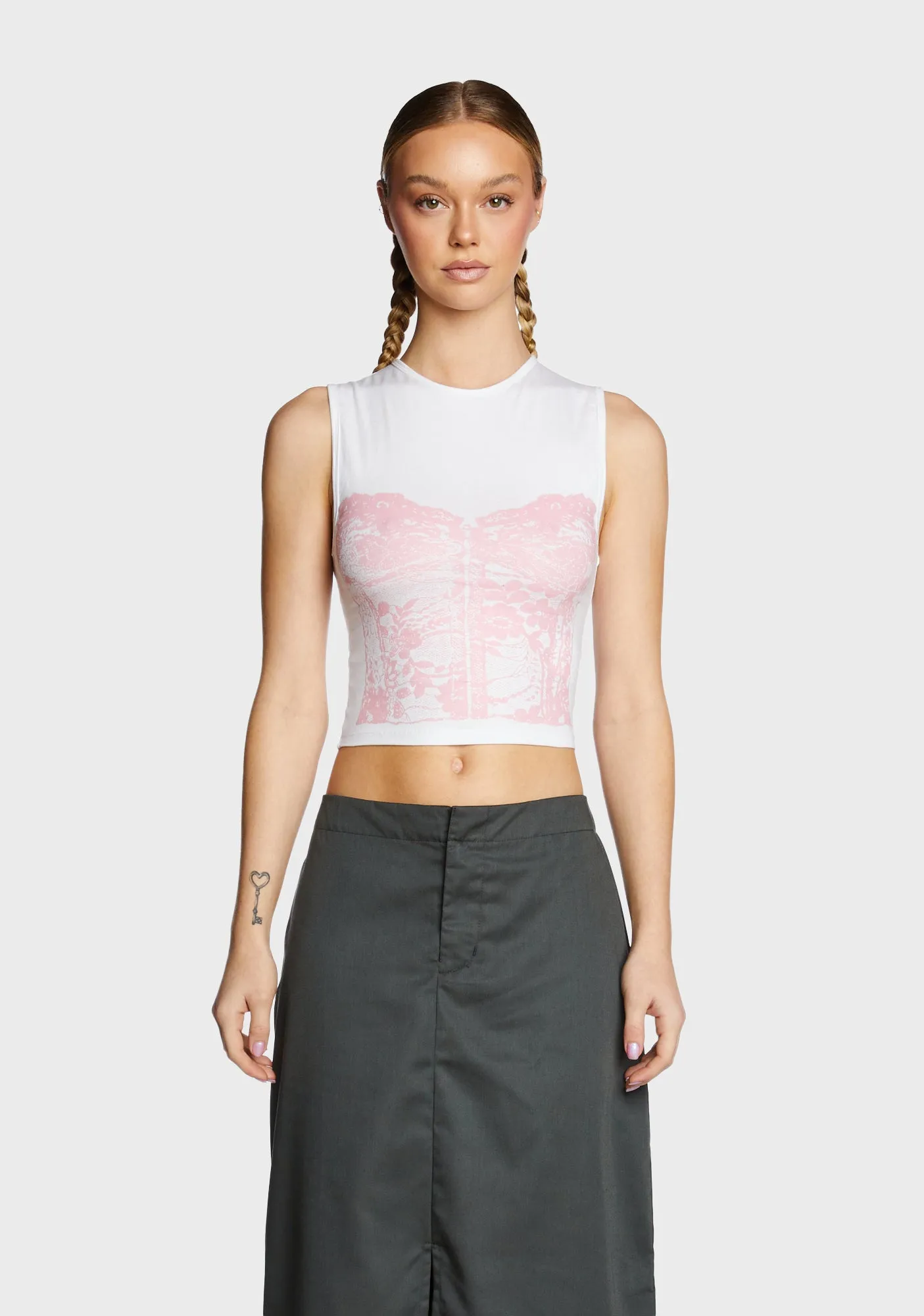 Monlo Crop Top sold by Dolls Kill