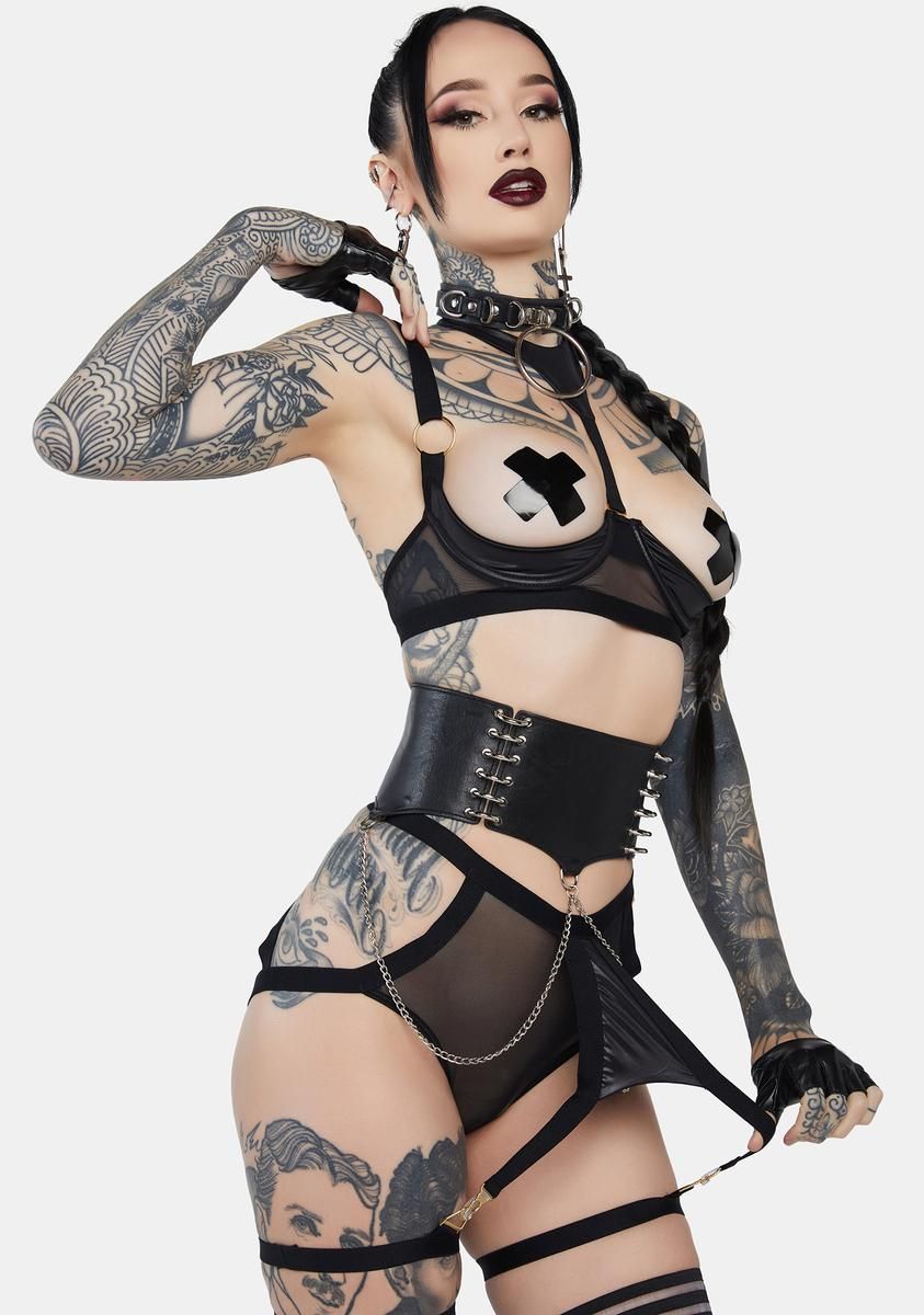 World Of Sin Lingerie Set sold by Dolls Kill product image thumbnail 2