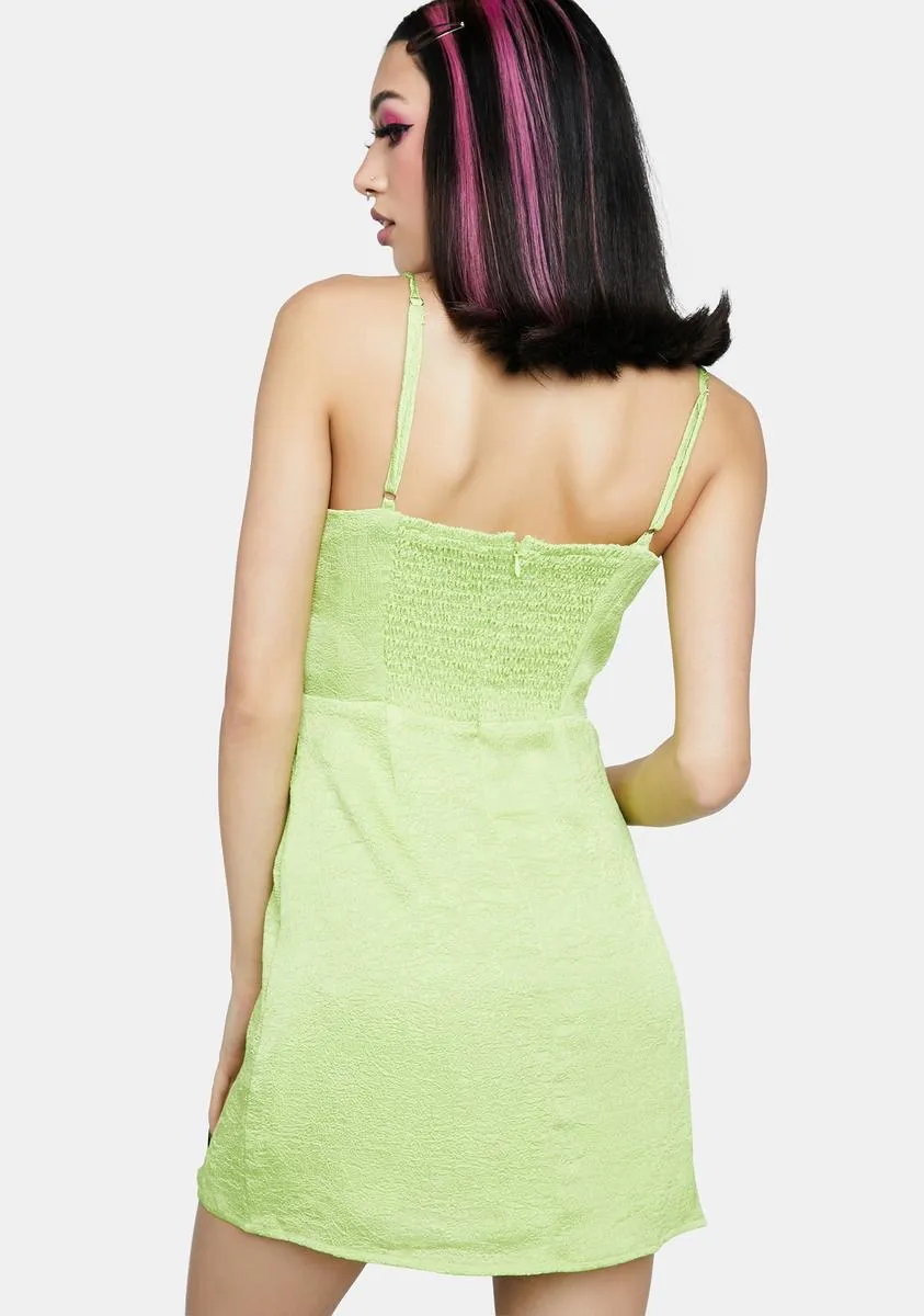 Lime Mini Cami Dress sold by Dolls Kill product image thumbnail 4