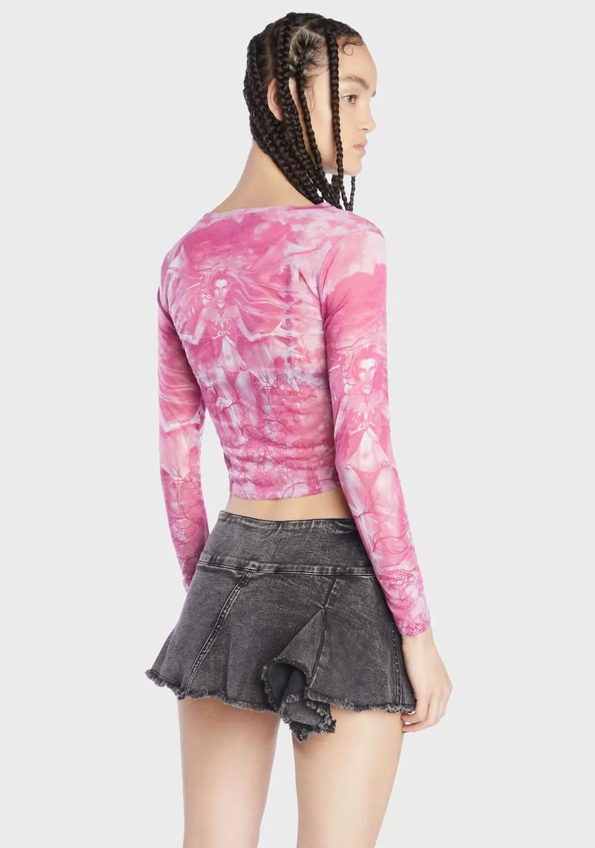 Harsh Realms Long Sleeve Top sold by Dolls Kill product image thumbnail 5