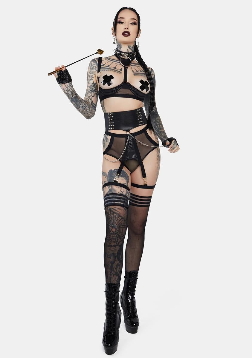 World Of Sin Lingerie Set sold by Dolls Kill product image thumbnail 4