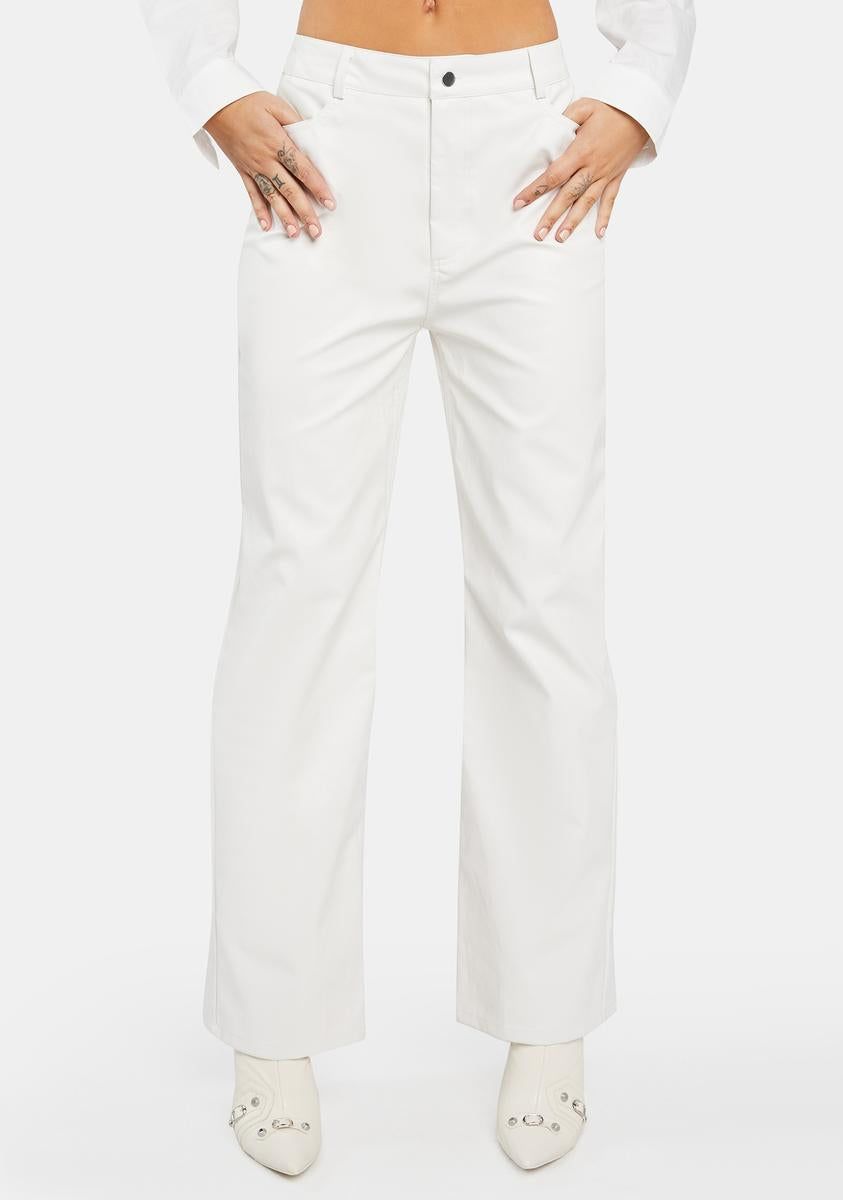 Cream Back Cut Out Pants sold by Dolls Kill product image thumbnail 2