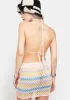 Skip The Chit Chat Crochet Skirt Set sold by Dolls Kill