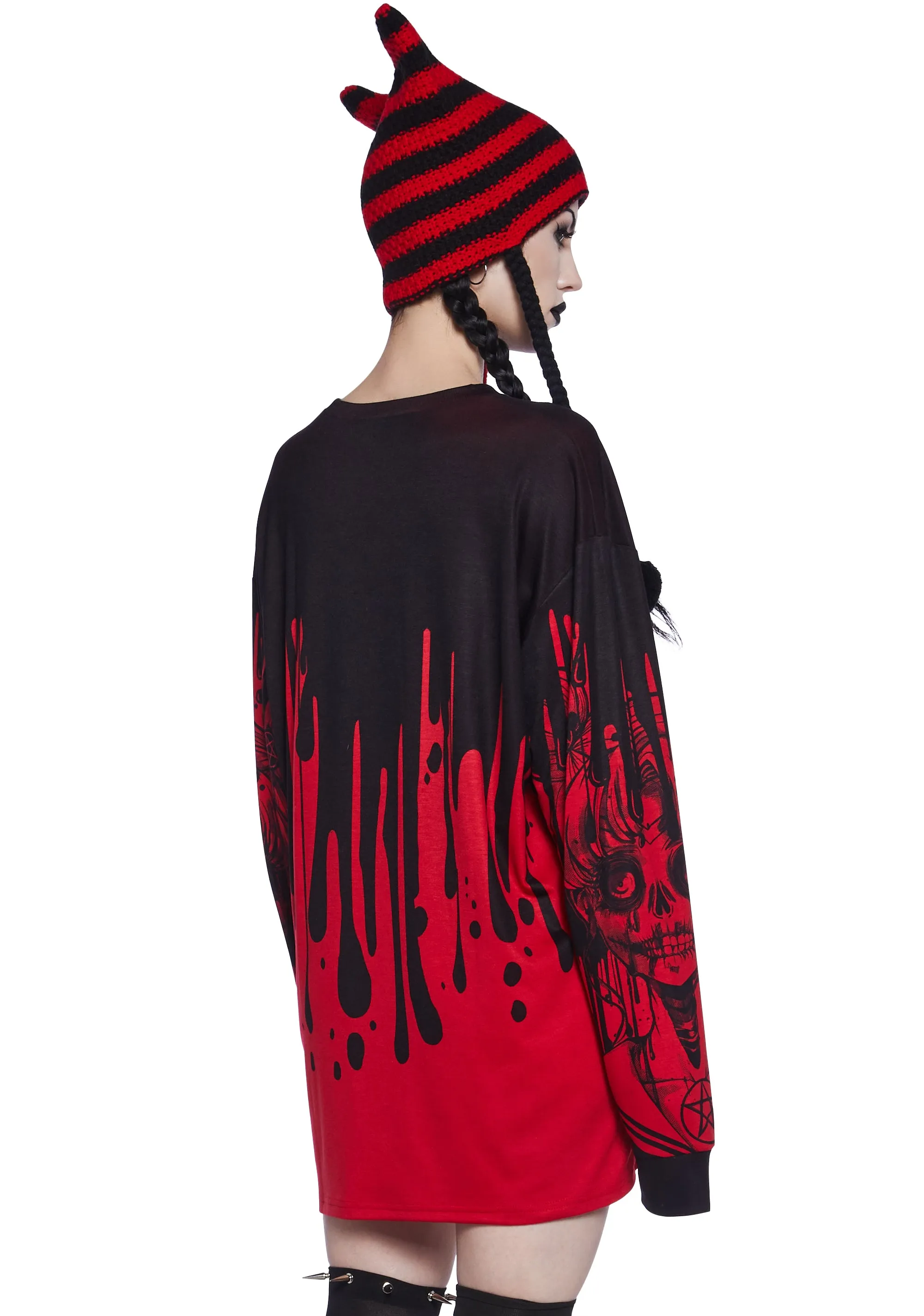 Horrific Cuteness  Long Sleeve Tee sold by Dolls Kill product image thumbnail 4