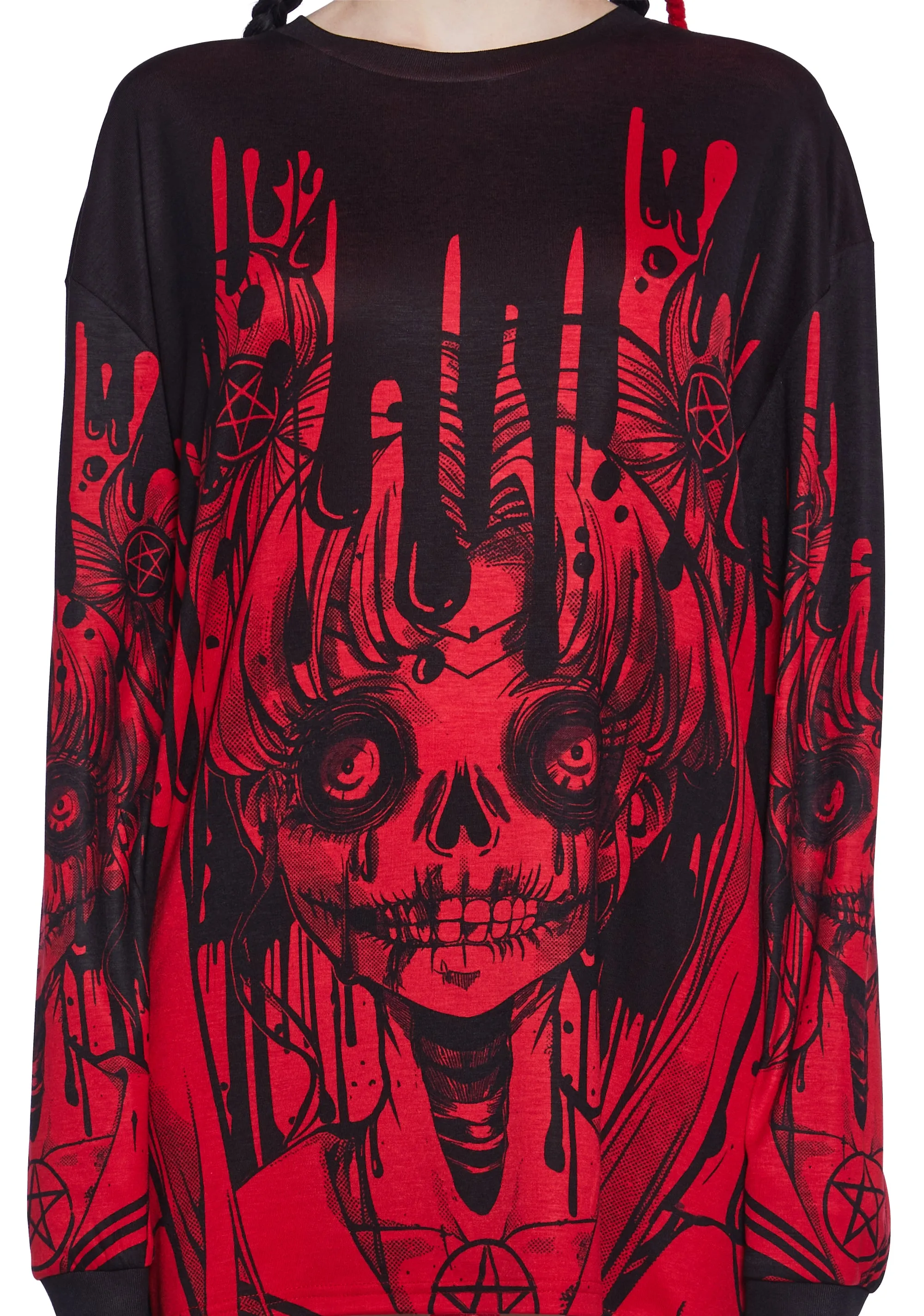 Horrific Cuteness  Long Sleeve Tee sold by Dolls Kill product image thumbnail 5