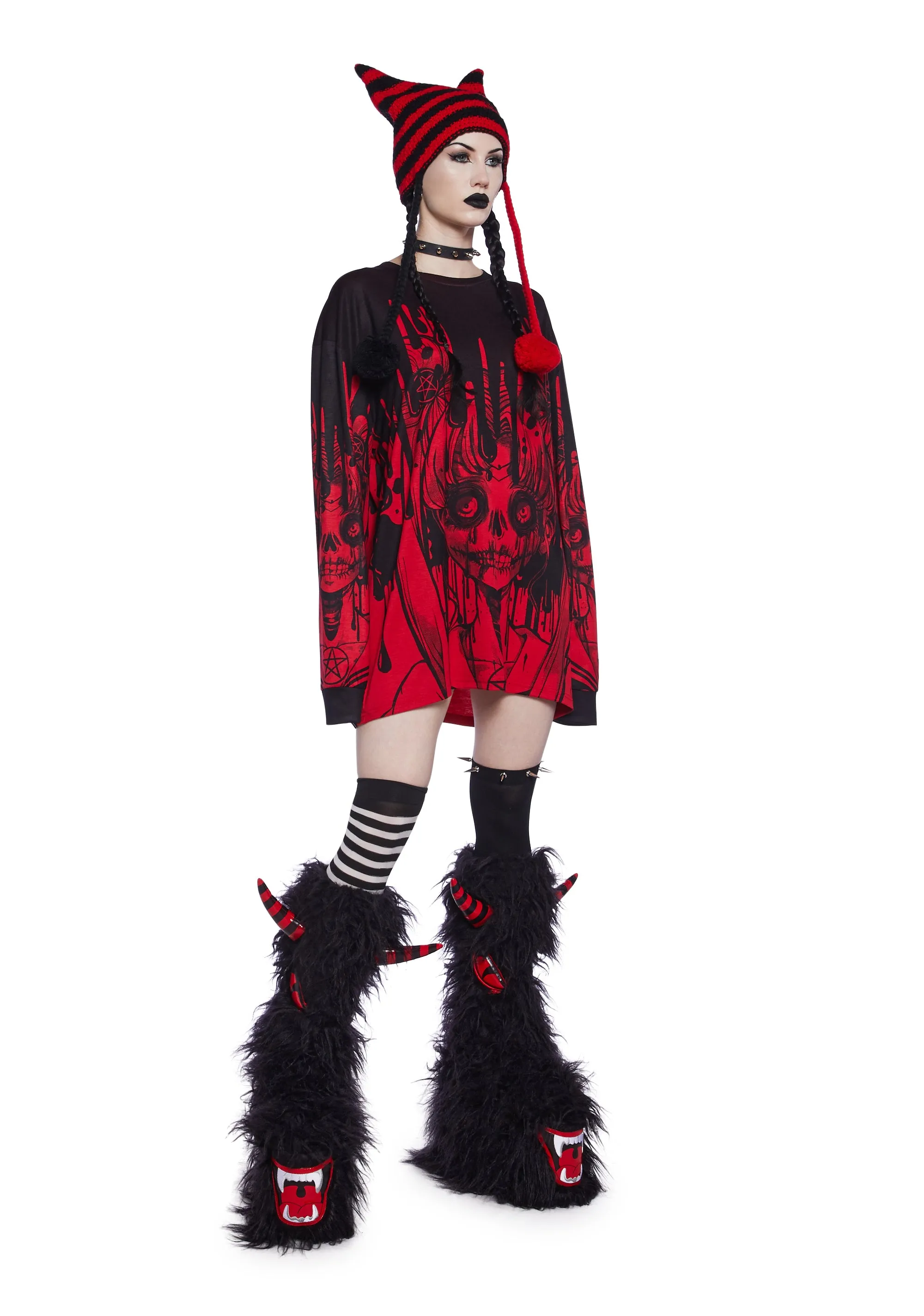 Horrific Cuteness  Long Sleeve Tee sold by Dolls Kill product image thumbnail 2