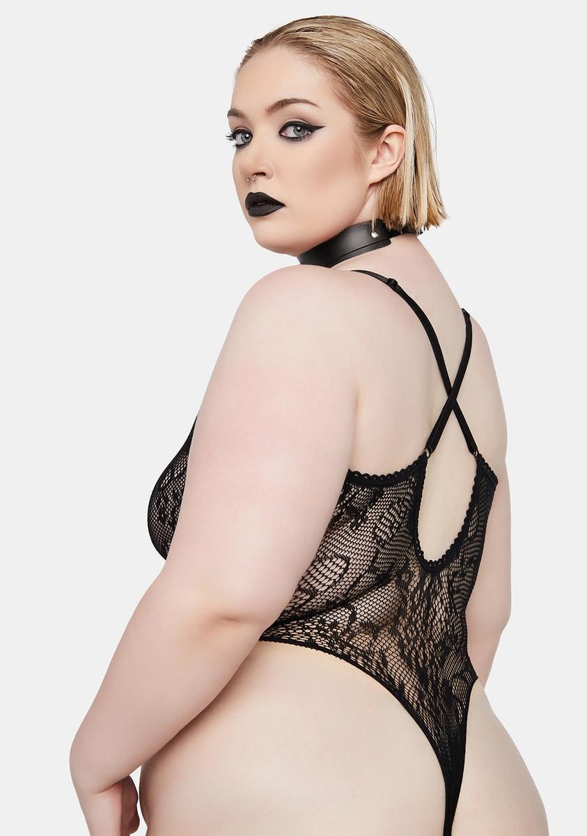 Plus What If Lace Teddy sold by Dolls Kill product image thumbnail 4