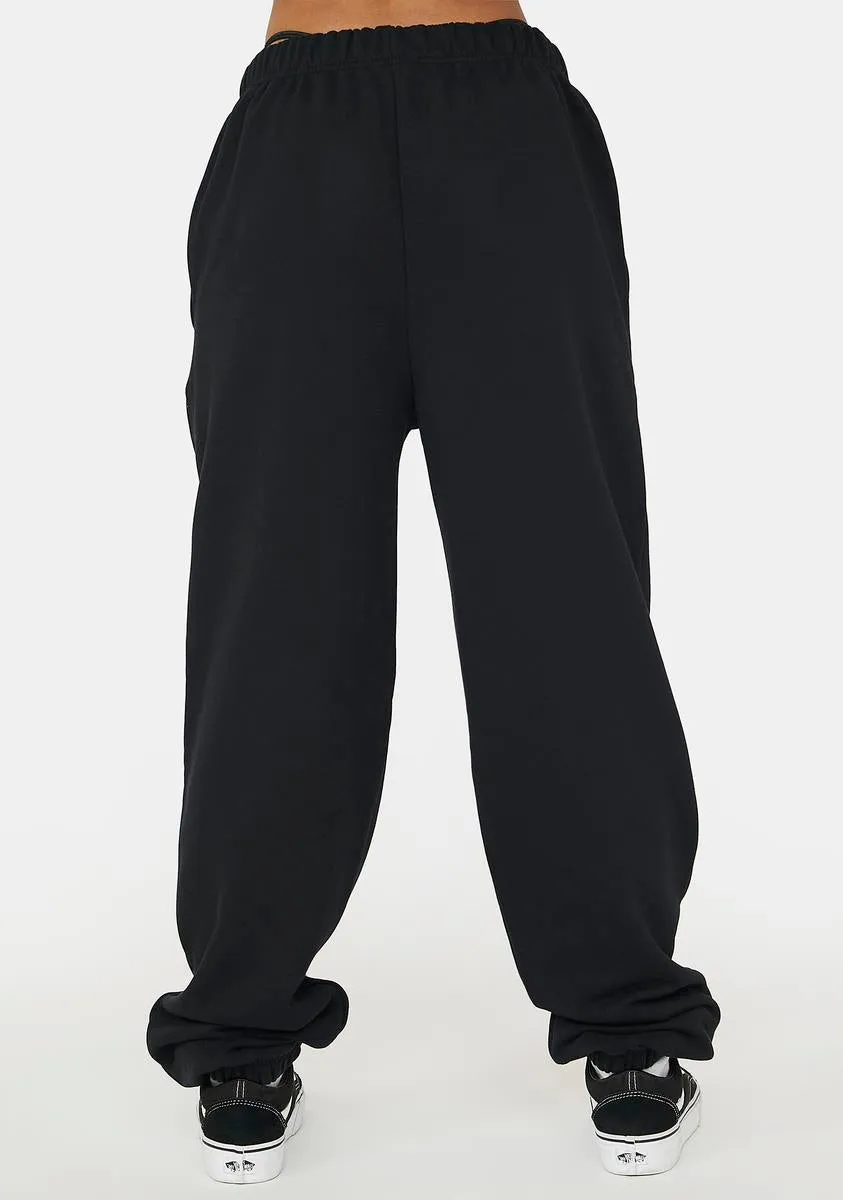 Glitter Skeleton Joggers sold by Dolls Kill product image thumbnail 4