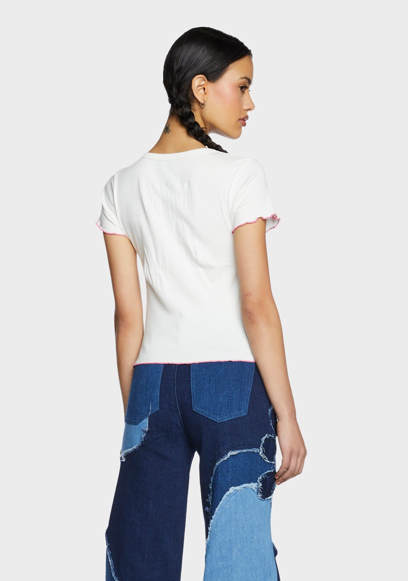 Dreaming Aloud Baby Tee sold by Dolls Kill product image thumbnail 4