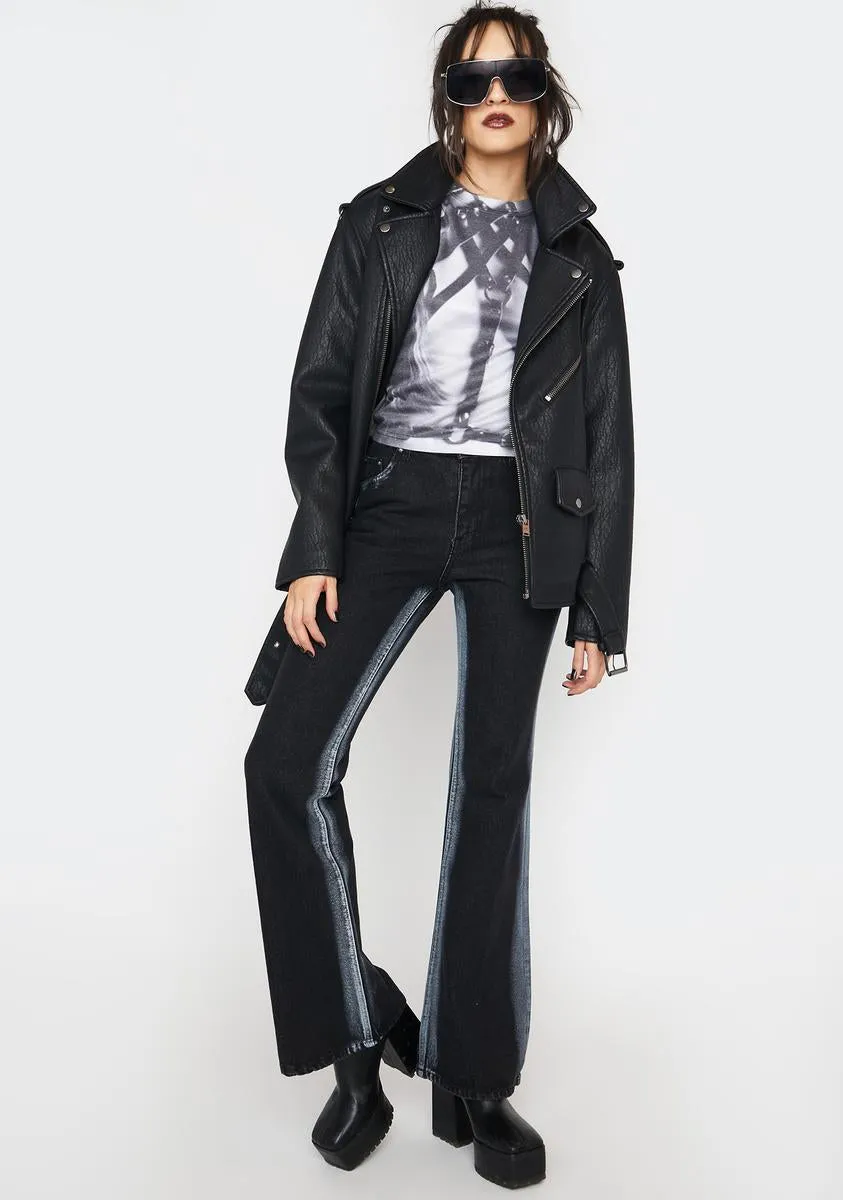 2 Side Painted Denim Pants sold by Dolls Kill product image thumbnail 3