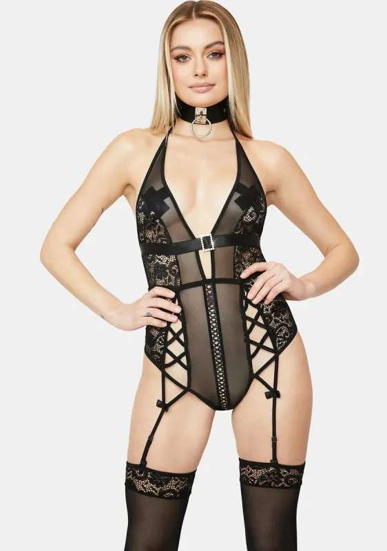 Midnight Love On My Mind Lingerie Set sold by Dolls Kill