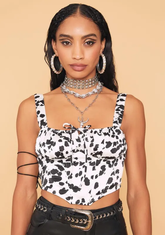 Light Of The Moon Crop Top sold by Dolls Kill