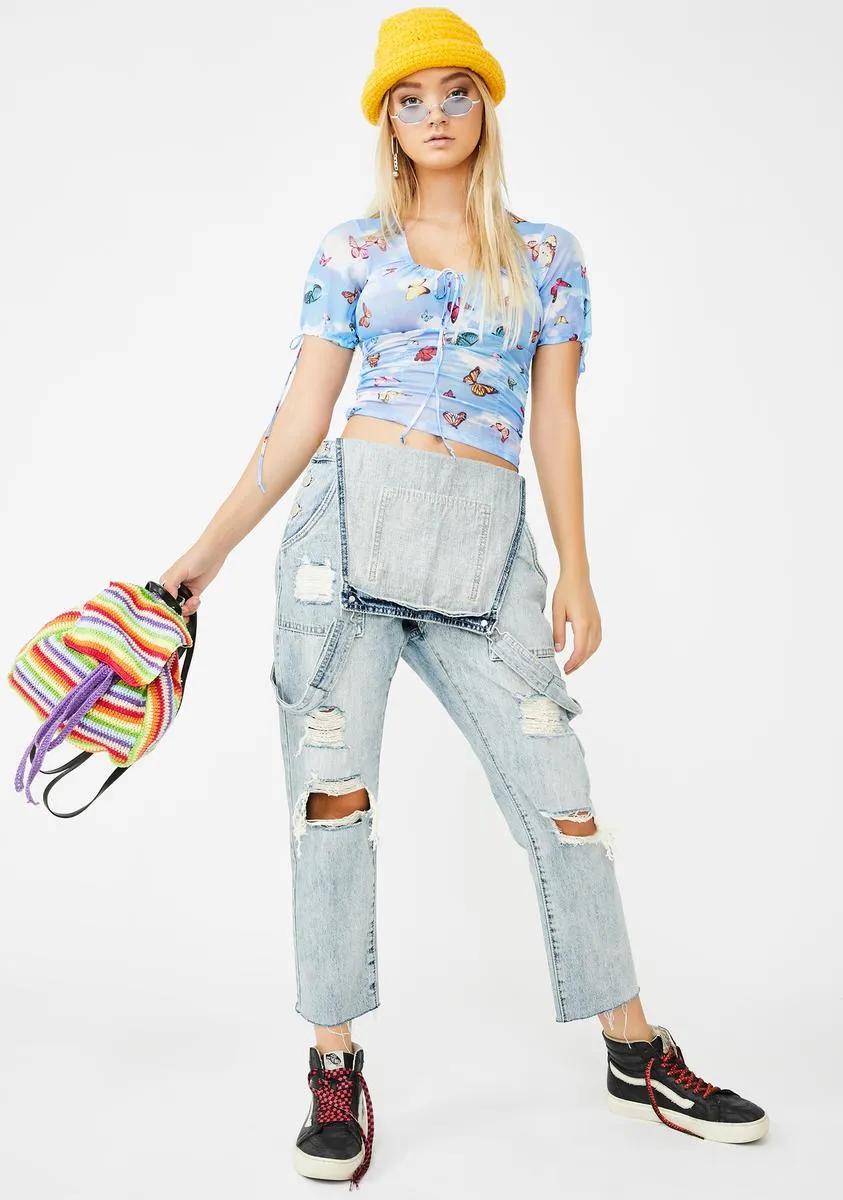 Butterfly Guinevre Top sold by Dolls Kill product image thumbnail 3