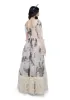 Dance With Death Maxi Dress - Ivory Floral sold by Dolls Kill