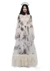 Dance With Death Maxi Dress - Ivory Floral sold by Dolls Kill