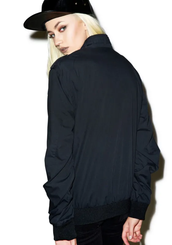 The Onyx Classic Iconic Racer Jacket sold by Dolls Kill