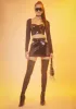 Few Can Afford Bustier Long Sleeve Top sold by Dolls Kill
