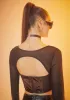 Few Can Afford Bustier Long Sleeve Top sold by Dolls Kill