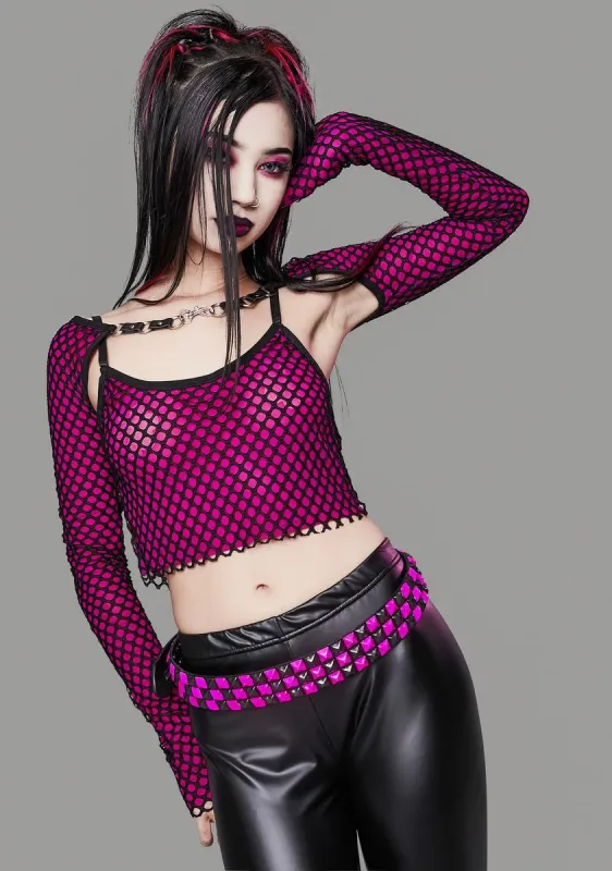 Freak Like Me Fishnet Shrug Set sold by Dolls Kill
