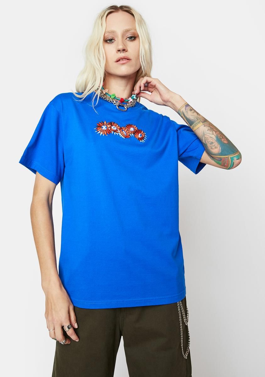 Embroidered Sunflower Logo Tee sold by Dolls Kill product image thumbnail 2